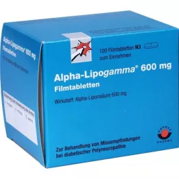 ALPHA-LIPOGAMMA 600 mg filmovertrukne tabletter, 100 stk