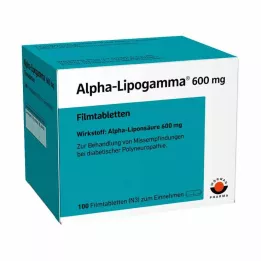 Alpha Lipogamma 600 mg filmovertrukne tabletter, 100 stk