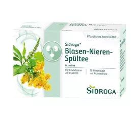 SIDROGA Filterpose til blære-nyre-skylning, 20X2,0 g
