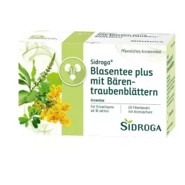 SIDROGA Blærete plus med bjørnebærblade, 20X2.0 g
