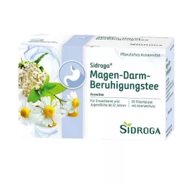 SIDROGA Filterposer med beroligende te til mave-tarmkanalen, 20X2,0 g