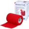 IDEALAST-haft colour bandage 8 cmx4 m rød, 1 stk