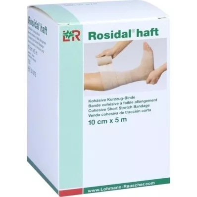 ROSIDAL kompressionsbandage til håndled 10 cmx5 m, 1 stk