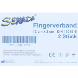 SENADA Fingerbandage 2x12 cm, 2 stk