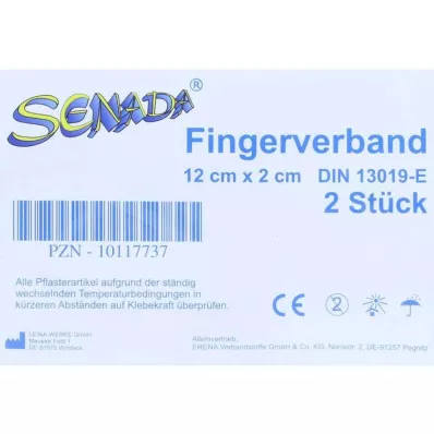 Senada fingerbind 2x12 cm, 2 stk