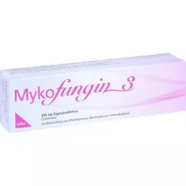 MYKOFUNGIN 3 vaginaltabletter 200 mg, 3 stk