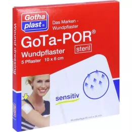 GOTA-POR Sårplaster sterilt 60x100 mm, 5 stk
