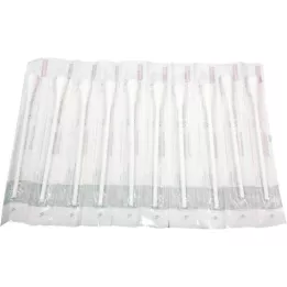 WATTESTÄBCHEN Plastik stort hoved 15 cm sterilt, 10X1 stk
