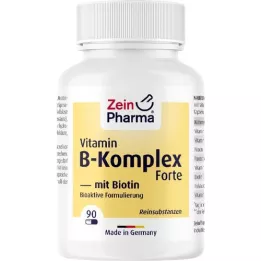VITAMIN B KOMPLEX+Biotin Forte Kapsler, 90 Kapsler