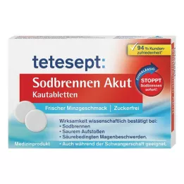 TETESEPT Halsbrand akut tyggetabletter, 20 stk