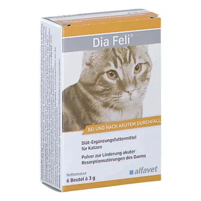 DIA FELI Pulver til katte, 6X3 g