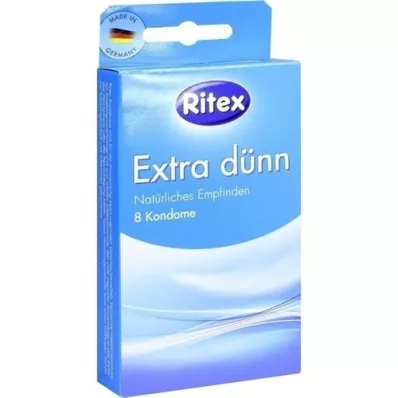 RITEX ekstra tynde kondomer, 8 stk