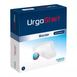 URGOSTART Border 8x8 cm skumsårbandage, 10 stk