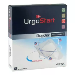 URGOSTART Border 12x12 cm skumsårbandage, 10 stk