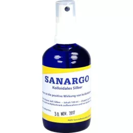 SANARGO Sprayflaske med kolloidalt sølv, 100 ml