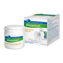 MAGNESIUM DIASPORAL 400 ekstra kapsler, 100 kapsler