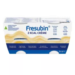 FRESUBIN 2 kcal vaniljecreme i bøtte, 4X125 g