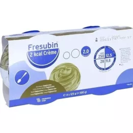 FRESUBIN 2 kcal creme cappuccino i en kop, 4X125 g