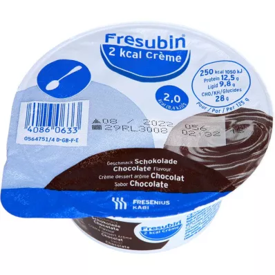FRESUBIN 2 kcal flødechokolade i en bøtte, 24X125 g