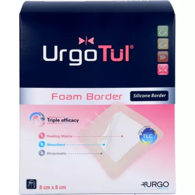 URGOTÜL Foam Border 8x8 cm bandage, 20 stk