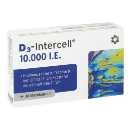 D3-INTERCELL 10.000 I.U. kapsler, 30 stk