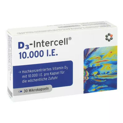 D3-Intercell 10000 IE kapsler, 30 stk