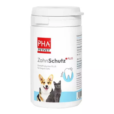 PHA ZahnSchutz Plus pulver til hunde/katte, 60 g