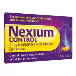 NEXIUM Control 20 mg enterotabletter, 14 stk