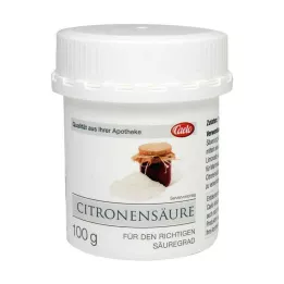 Citronsyre til fødevarer Caelo HV-pakke, 100 g