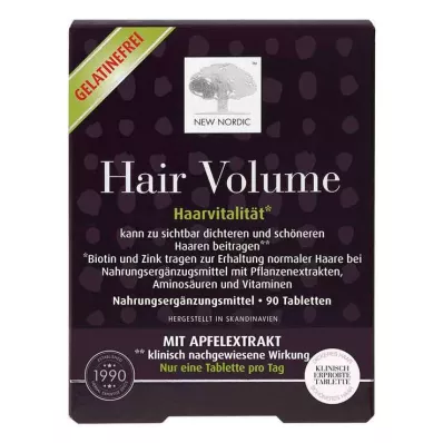 Hårvolumen-tabletter, 90 stk