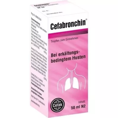 CEFABRONCHIN Orale dråber, 50 ml