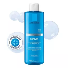 ROCHE-POSAY Kerium ekstremt mild gel-shampoo, 400 ml
