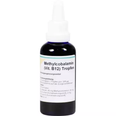 Methylcobalamin Vitamin B12 dråber (50 ml)