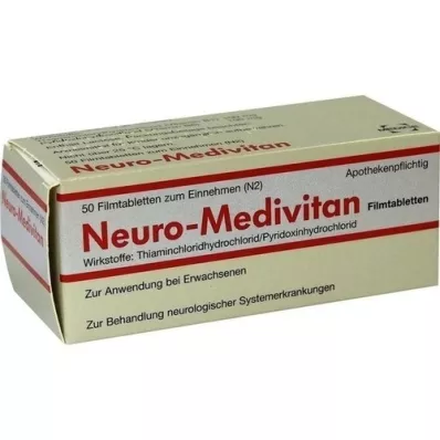 NEURO MEDIVITAN Filmovertrukne tabletter, 50 stk