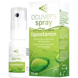 OCUVERS spray lipostamin øjenspray med Euphrasia, 15 ml