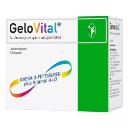 GELOVITAL Kosttilskud torskelevertran kapsler, 100 stk