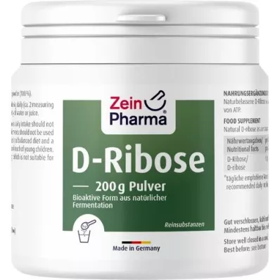 D-RIBOSE Pulver fra fermentering, 200 g