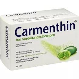 CARMENTHIN til fordøjelsesbesvær msr.soft kapsler, 84 stk