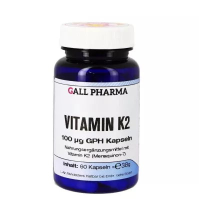 VITAMIN K2 100 µg GPH Kapsler, 60 kapsler