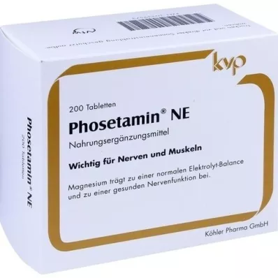 PHOSETAMIN NE Tabletter, 200 stk