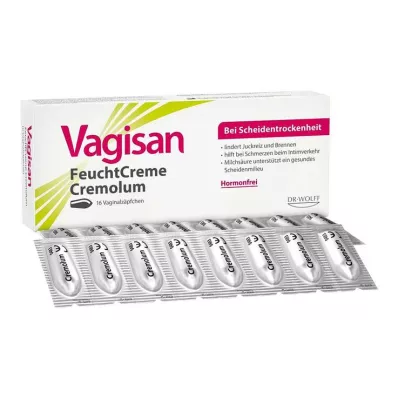 Vagisan Moist Cream Cremolum, 16 stk