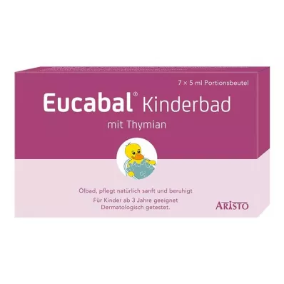 Eucabal børnebadekar med timian, 7X5 ml