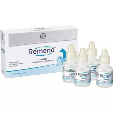 REMEND Lubrigel til hund/kat/hest, 4X10 ml