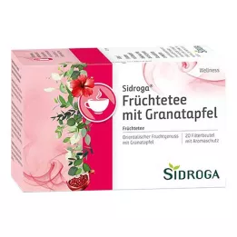 SIDROGA Wellness-frugtte med granatæblefilter, 20X2,0 g