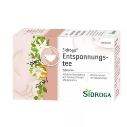 SIDROGA Wellness relaxation te filterpose, 20X1,75 g