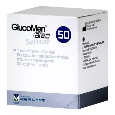 GlucoMen areo Sensor teststrimler, 50 stk