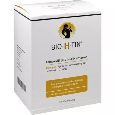 MINOXIDIL BIO-H-TIN Pharma 20 mg/ml Spray Lsg., 3X60 ml