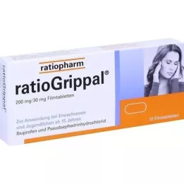 RATIOGRIPPAL 200 mg/30 mg filmovertrukne tabletter, 10 stk