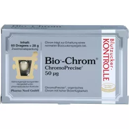 BIO-CHROM ChromoPrecise 50 μg Pharma Nord overtrukne tabletter, 60 stk