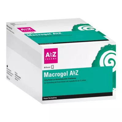 Macrogol AbZ pulver til fremstilling af oral opløsning, 50 stk